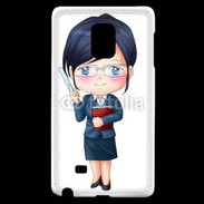 Coque Samsung Galaxy Note Edge Cute cartoon illustration of a teacher