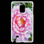 Coque Samsung Galaxy Note Edge Fleur en peinture