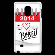 Coque Samsung Galaxy Note Edge I love Bresil 2014