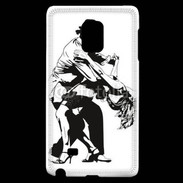 Coque Samsung Galaxy Note Edge Dessin de Danseur en couple