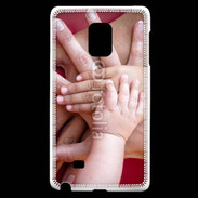 Coque Samsung Galaxy Note Edge Famille main dans la main