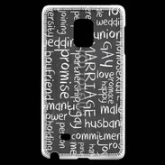 Coque Samsung Galaxy Note Edge Mariage gay 2