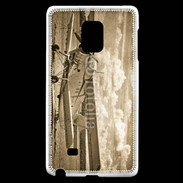 Coque Samsung Galaxy Note Edge Vieux biplans en noir et blanc