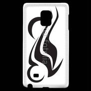 Coque Samsung Galaxy Note Edge Tatouage d'un symbole de moto