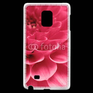 Coque Samsung Galaxy Note Edge Pétale rose zoomé