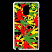 Coque Samsung Galaxy Note Edge Fond de cannabis coloré