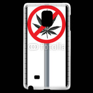 Coque Samsung Galaxy Note Edge Cannabis interdit