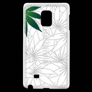 Coque Samsung Galaxy Note Edge Fond cannabis