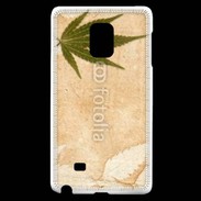 Coque Samsung Galaxy Note Edge Fond cannabis vintage