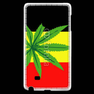 Coque Samsung Galaxy Note Edge Drapeau allemand cannabis
