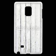 Coque Samsung Galaxy Note Edge Aspect bois blanc vieilli