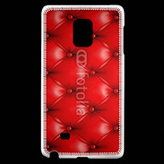 Coque Samsung Galaxy Note Edge Capitonnage cuir rouge