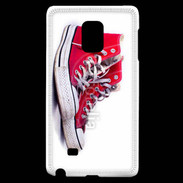 Coque Samsung Galaxy Note Edge Chaussure Converse rouge