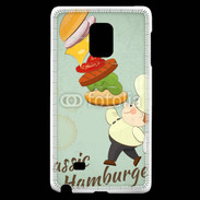 Coque Samsung Galaxy Note Edge Hamburger vintage