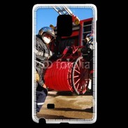 Coque Samsung Galaxy Note Edge Pompiers Rangement matériel fin d'incendie