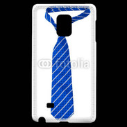 Coque Samsung Galaxy Note Edge Cravate bleue