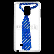 Coque Samsung Galaxy Note Edge Cravate bleue