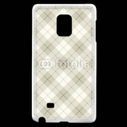 Coque Samsung Galaxy Note Edge Effet écossais beige clair