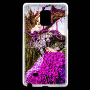 Coque Samsung Galaxy Note Edge Femme florale