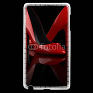 Coque Samsung Galaxy Note Edge Escarpins rouges 2
