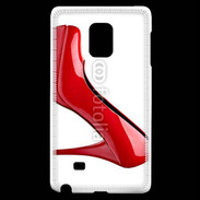 Coque Samsung Galaxy Note Edge Escarpin rouge 2