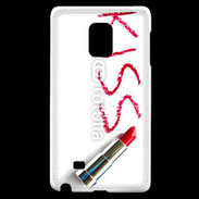 Coque Samsung Galaxy Note Edge Kiss avec rouge à lèvres