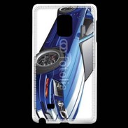 Coque Samsung Galaxy Note Edge Mustang bleue