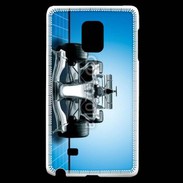 Coque Samsung Galaxy Note Edge Formule 1 sur fond bleu