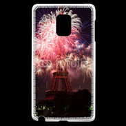 Coque Samsung Galaxy Note Edge Feux d'artifice Tour Eiffel