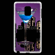 Coque Samsung Galaxy Note Edge Blue martini