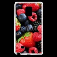 Coque Samsung Galaxy Note Edge fruits rouges