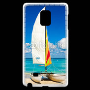 Coque Samsung Galaxy Note Edge Bateau plage de Cuba