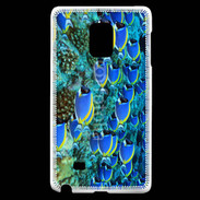 Coque Samsung Galaxy Note Edge Banc de poissons bleus