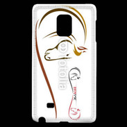 Coque Samsung Galaxy Note Edge Illustration cheval 5