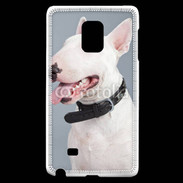 Coque Samsung Galaxy Note Edge Portrait de Bull terrier blanc 5