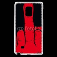 Coque Samsung Galaxy Note Edge Red hand show fuck