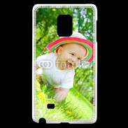 Coque Samsung Galaxy Note Edge Sourire de bébé en plein air