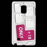 Coque Samsung Galaxy Note Edge Clavier sexy 4