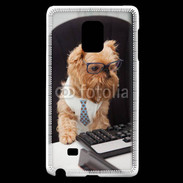Coque Samsung Galaxy Note Edge Chien informaticien