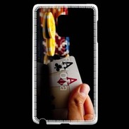Coque Samsung Galaxy Note Edge Poker paire d'as