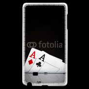 Coque Samsung Galaxy Note Edge Paire d'As au poker 85