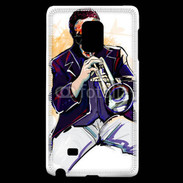 Coque Samsung Galaxy Note Edge Trompettiste en dessin 65