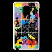 Coque Samsung Galaxy Note Edge Puzzle de l'Europe