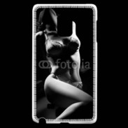 Coque Samsung Galaxy Note Edge Charme noir et blanc