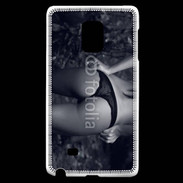 Coque Samsung Galaxy Note Edge Belle fesse en noir et blanc 15