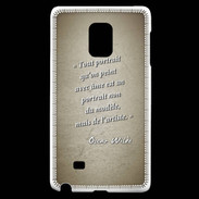 Coque Samsung Galaxy Note Edge Portrait Ame Sepia Citation Oscar Wilde