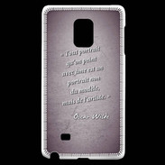 Coque Samsung Galaxy Note Edge Portrait Ame Violet Citation Oscar Wilde