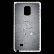 Coque Samsung Galaxy Note Edge Aimer Noir Citation Oscar Wilde