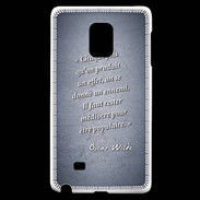 Coque Samsung Galaxy Note Edge Chaque fois Bleu Citation Oscar Wilde