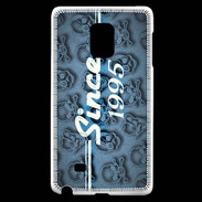 Coque Samsung Galaxy Note Edge Since crane bleu 1995